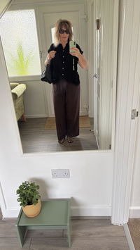 Crepe shirt - Black