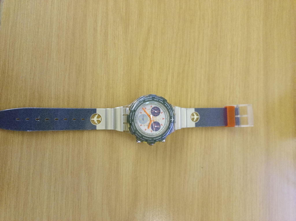 Swatch Aqua Chrono “Happy Landing” SBK109 1995