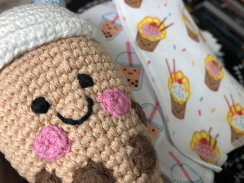 Organic Cotton Boba Rattle Doll
