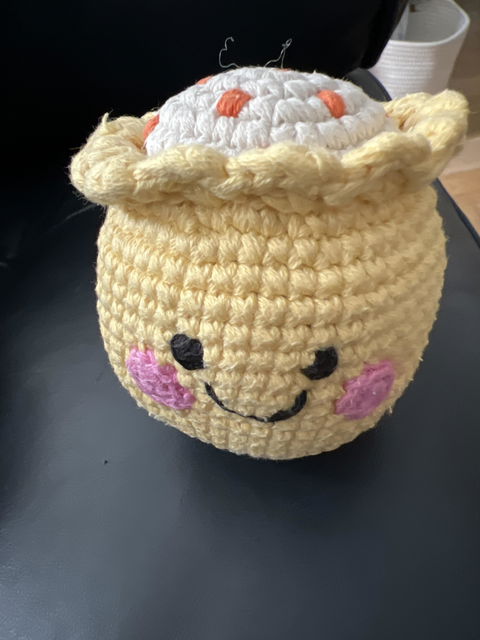Organic Cotton Siu Mai Rattle Doll