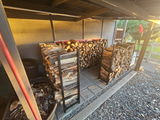 5 ft Steel Firewood Rack Holds 1/4 Cord Plus Woodhaven