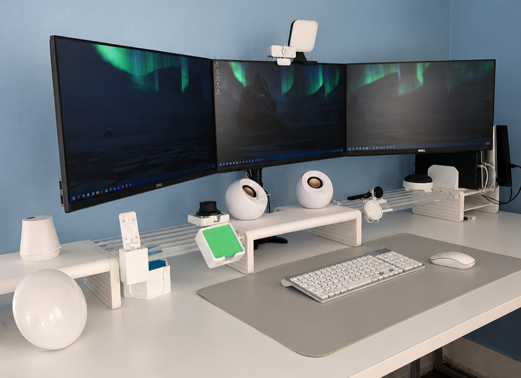 Modular Desk Shelf .STL Pack (Digital Files)
