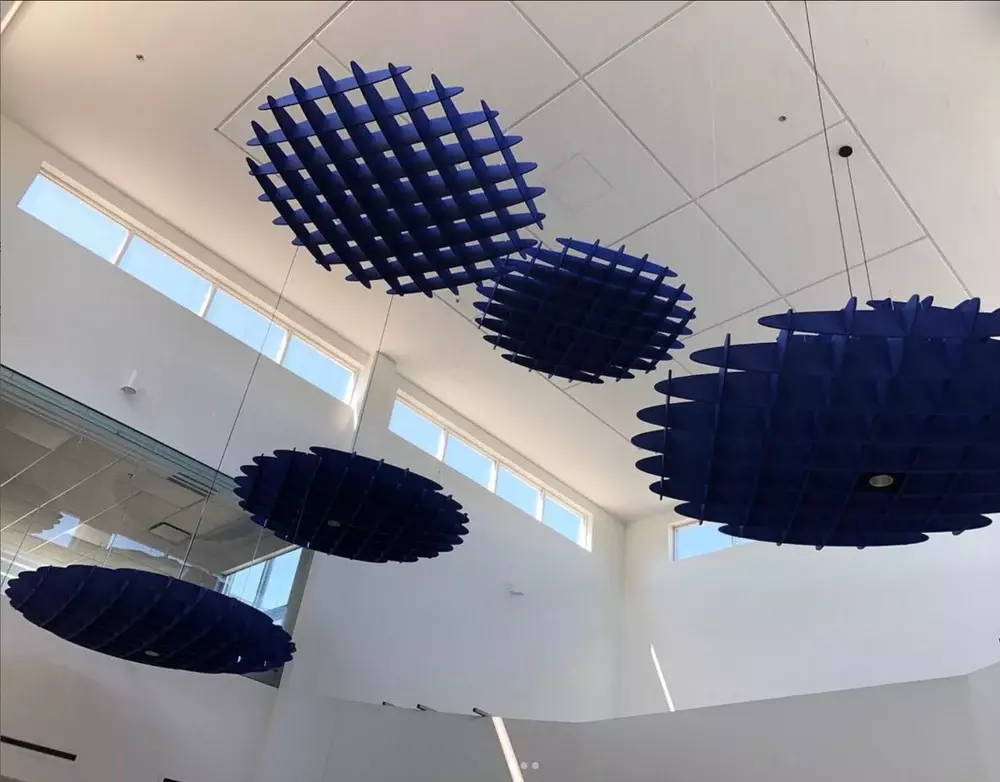 Acoustic Waffle Cloud 12" High x 4'x4'