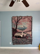 Cherry Blossom 86 Woven Blanket