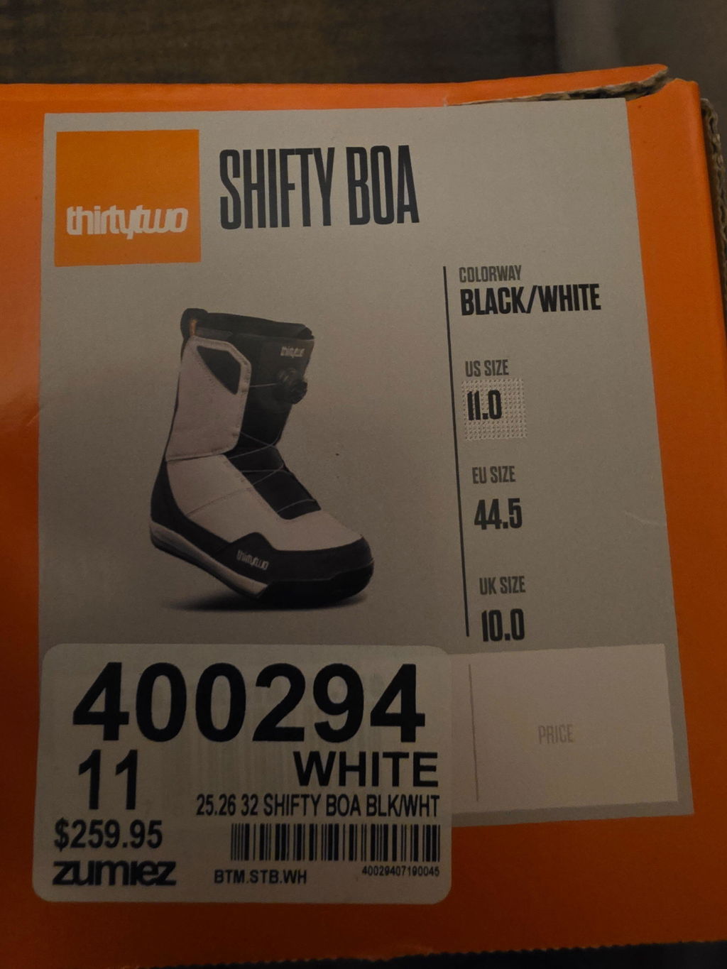 thirtytwo 2017 2018 shifty boa snowboard boots Men's '24 Grey 11 Medium : Sports & Outdoors adjustable tension ThirtyTwo Shifty BOA White &