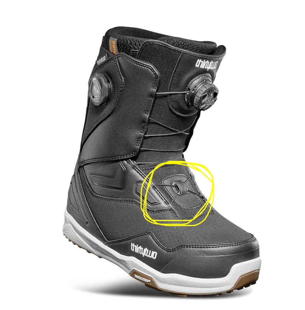 スノーボード thirtytwo TM-2 27cm US9 INTUITION TM-2 Double Boa® Snowboard Boots Black | thirtytwo US