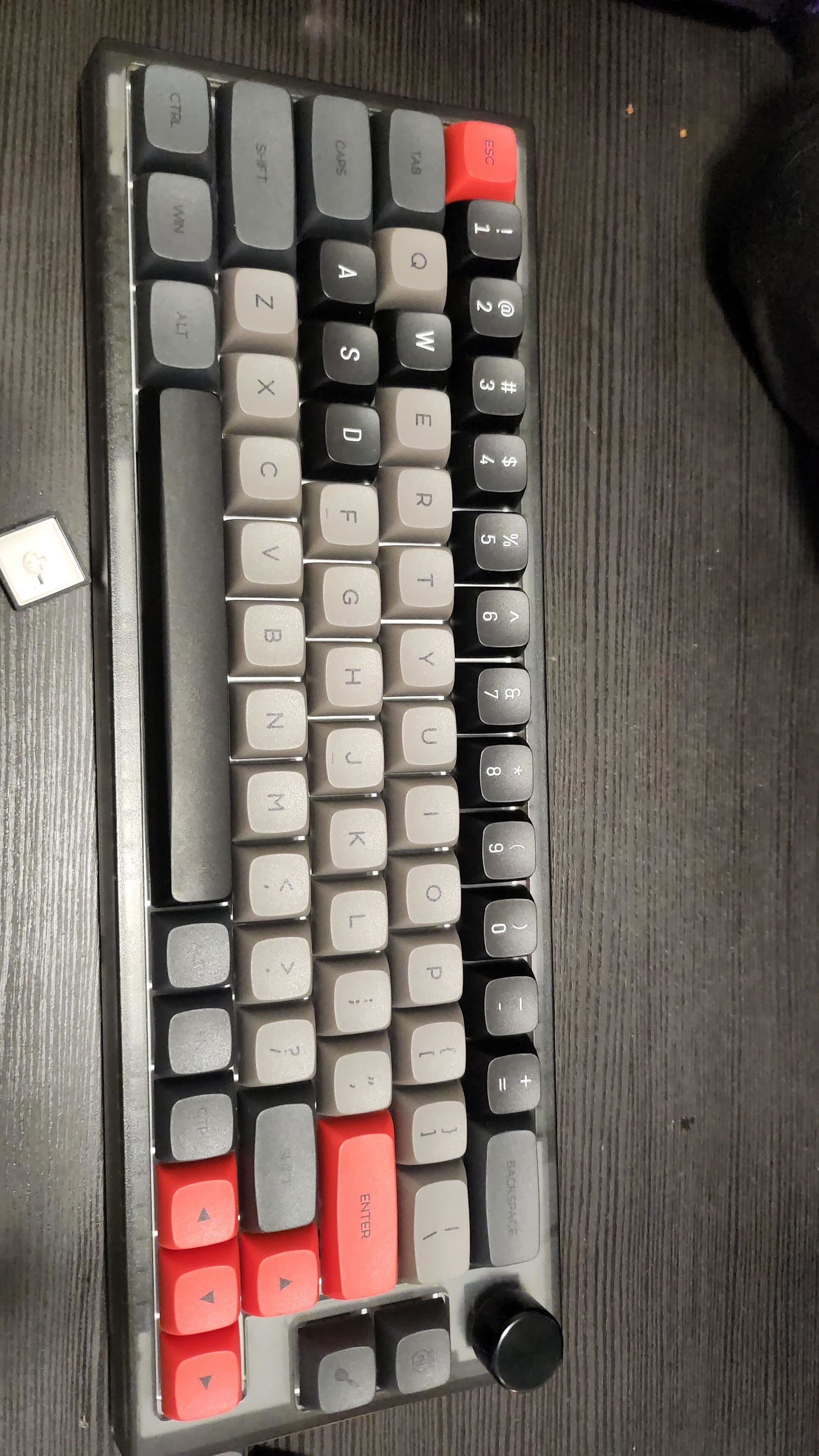 キンクマ Thock King TK65 Wireless Mechanical Keyboard RGB w/ Knob (65% barebone