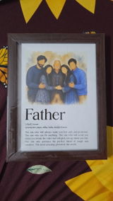 Father Text Frame