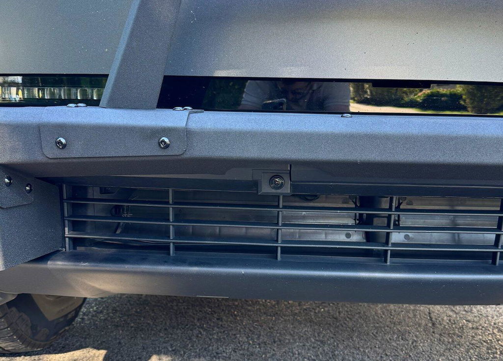 2024+ Cybertruck Steel Front Bumper Protector Matte Black | Tlyard