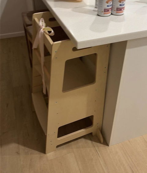 Toddler Tower Montessori Style Kitchen Helper (Wooden)