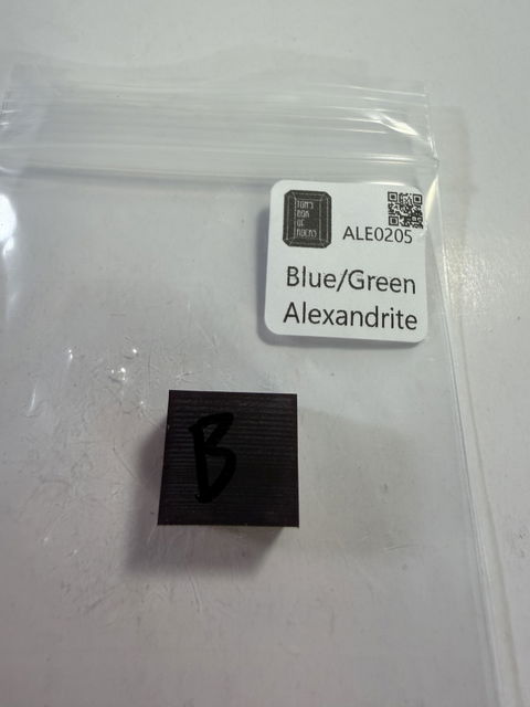 Synthetic Alexandrite Gemstone Rough - Green