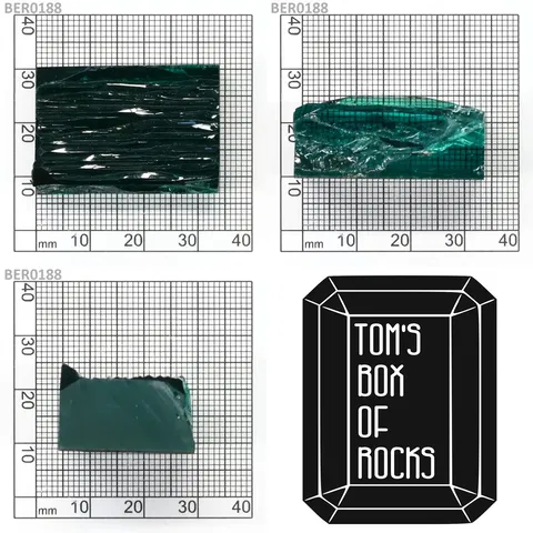 Hydrothermal Colombian Emerald - Grade A - Faceting Rough