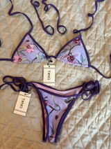 Lilac Orchid Bloom - Reversible Bottoms