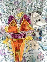 Tropical Orange Pizzazz - Reversible Top