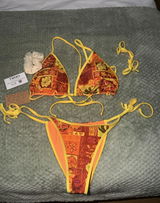 Tropical Orange Pizzazz - Reversible Top