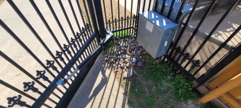 TOPENS A5S Solar Single Swing Gate Opener