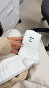 Sporty Cotton Anti-Slip Crew Socks - SS02