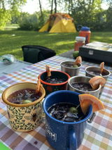 Garden Buzz Enamel Mug 16oz