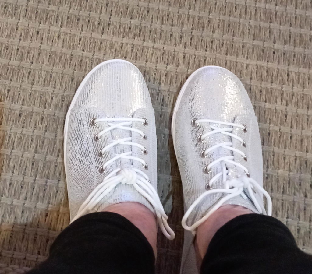 Julz Nicki Snake Print Sneaker In Silver