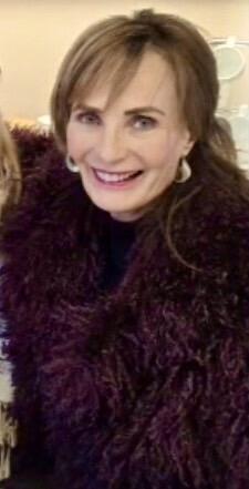 Birkin Shaggy Faux Fur Cropped Jacket In Burgundy