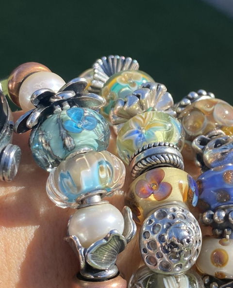 Beauty in Blue Bead