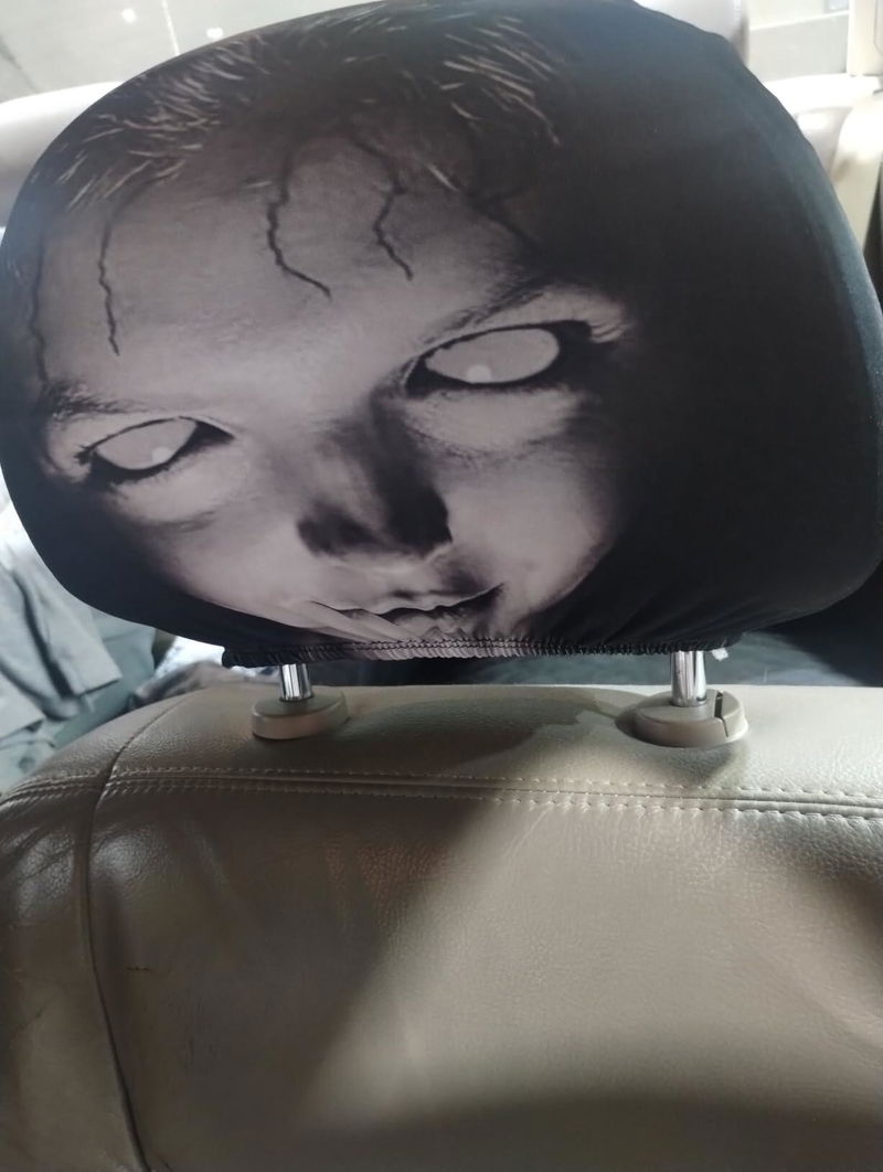 Customer-submitted headrest cover photo from Donny Wildridge