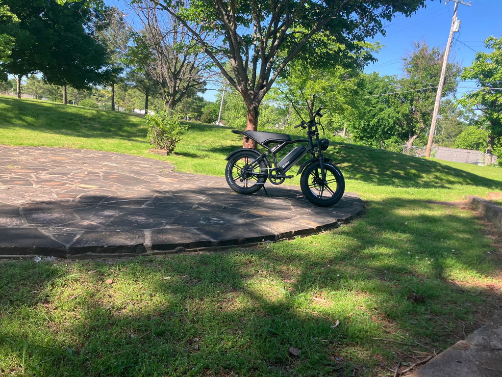 TST® R002 20'' 1500W Full Suspension Moped-style Electric Bike