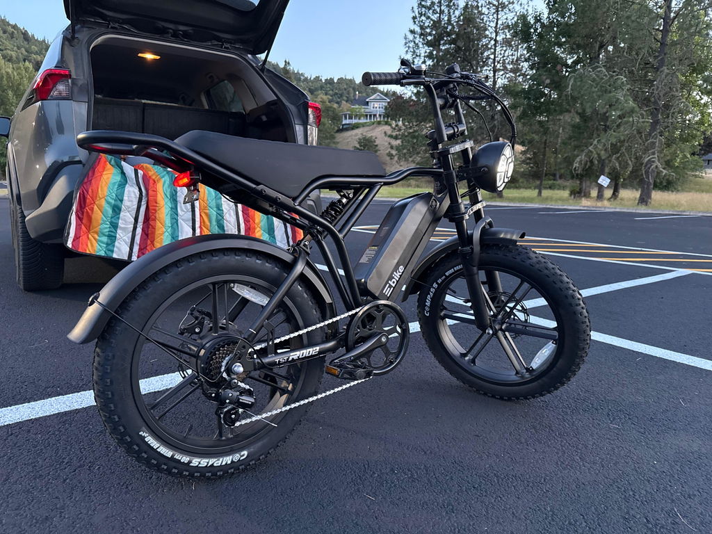 TST® R002 20'' 1500W Full Suspension Moped-style Electric Bike