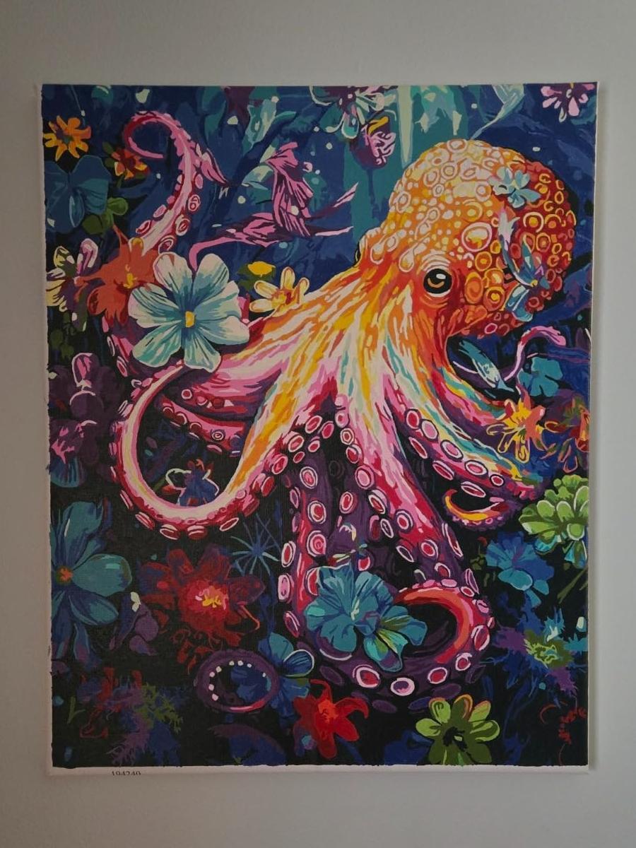 Fancy Octopus Paint by Numbers – Tucocoo