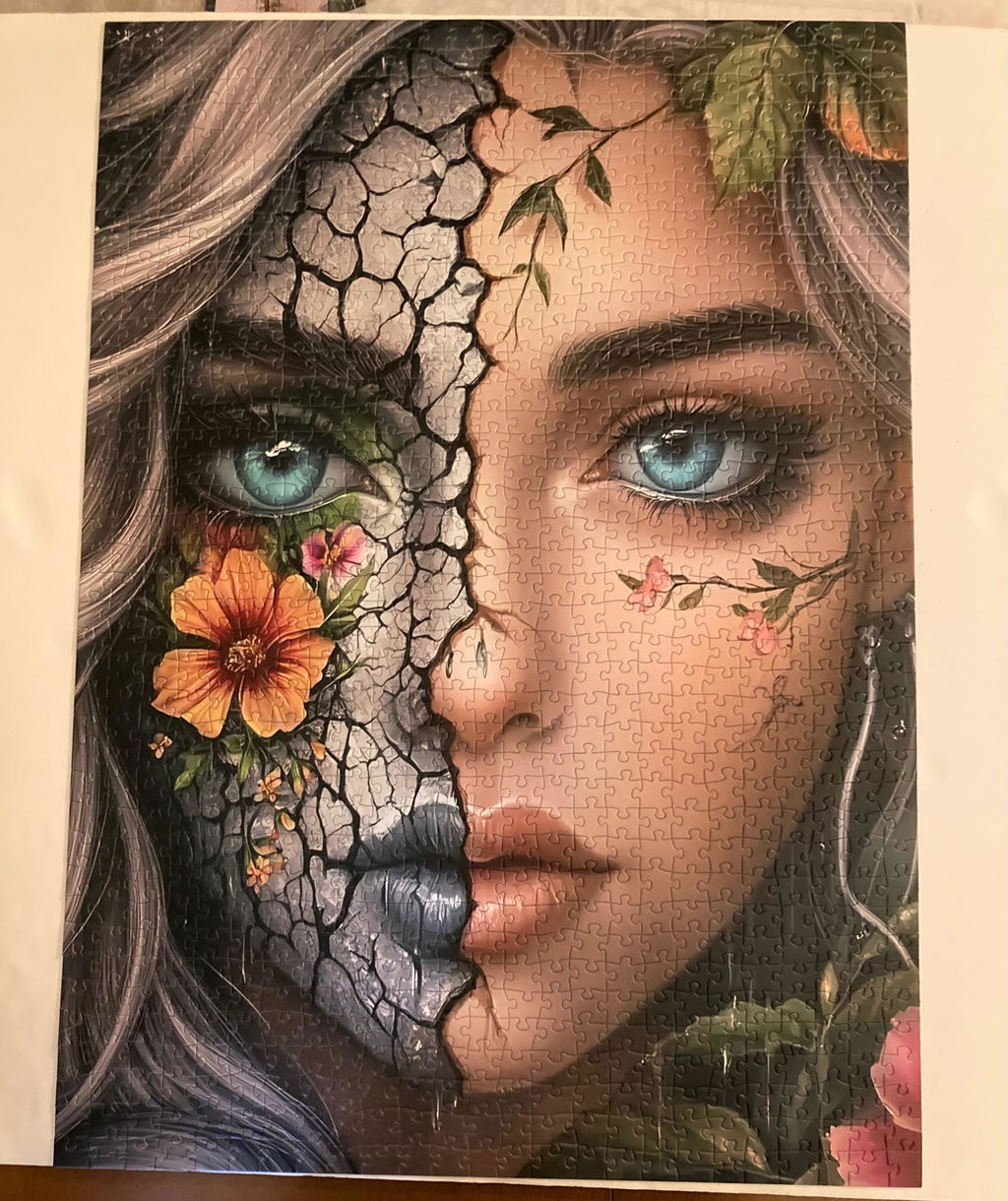 Broken Beauty Fantasy Woman Jigsaw Puzzle