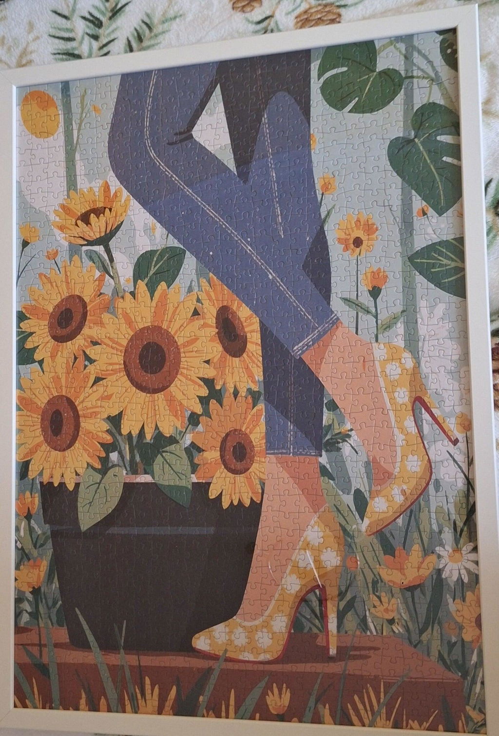 Sunflower Elegance Jigsaw Puzzle