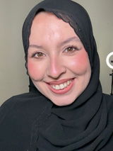 LEYA Premium Chiffon Scalloped Hijab and Undercap Set - Black