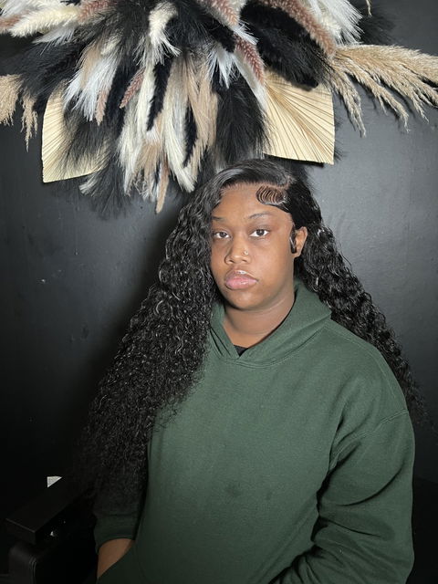 Tuneful 13x6 Transparent Lace Front Human Hair Wigs Malaysian Jerry Curly Wigs