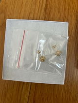 Ornate Sphere Stud Earrings with Floral Filigree Detail