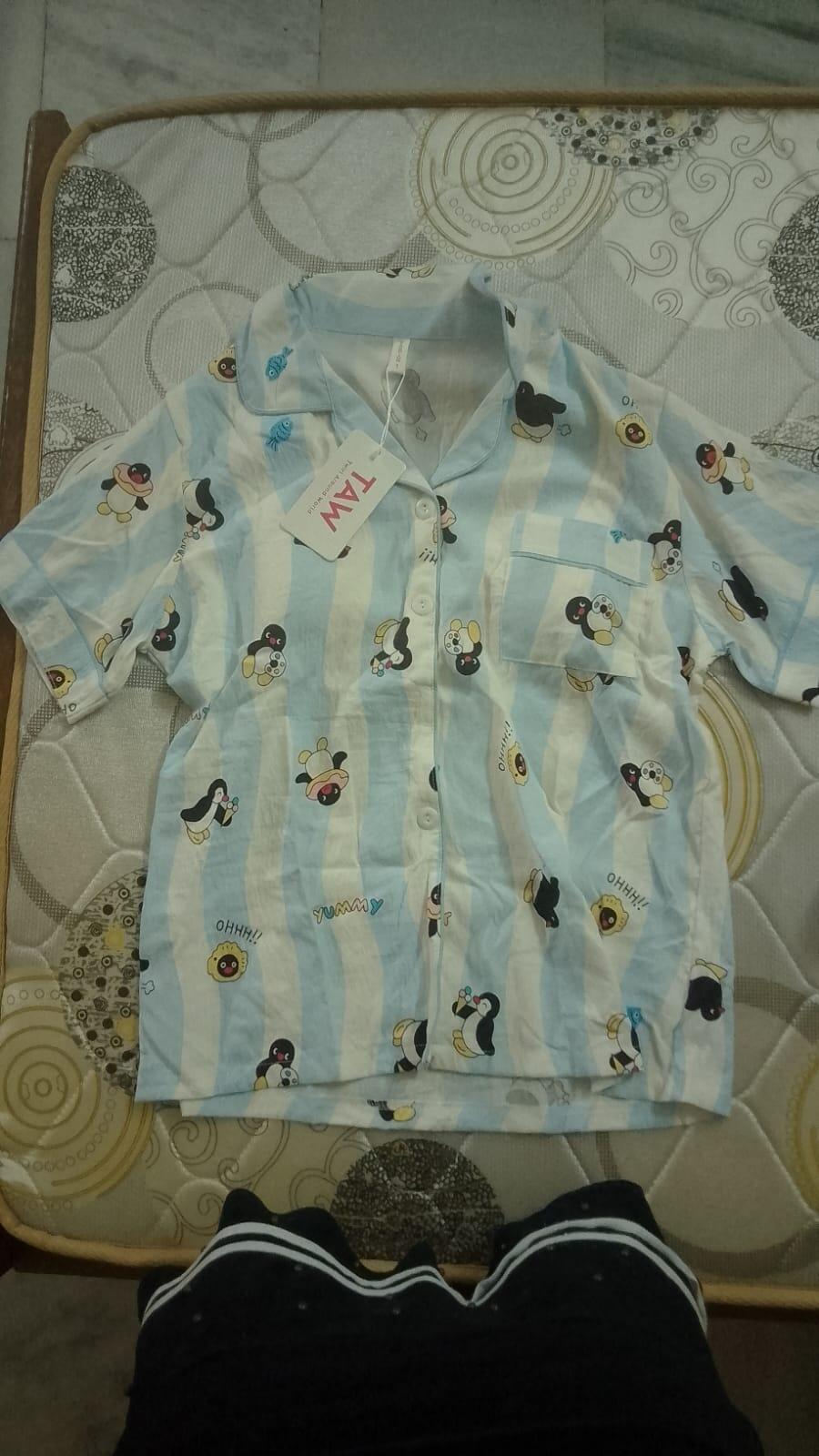 Oh-Penguin Padded Nightsuit - 3pc Set