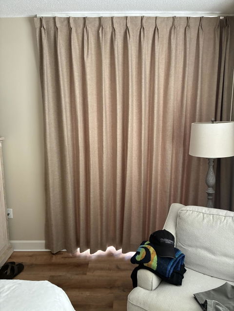 Zola Custom Heavyweight Curtain Pleated