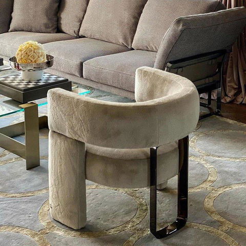 Zenith Comfort – Modern Minimalist Customizable Lounge Armchair for Living Room & Hospitality Spaces