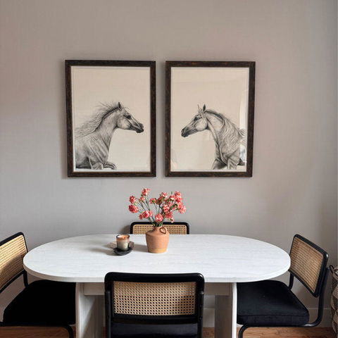 Aveline Flute Oval Dining Table Scandinavian Japandi Design Fluted Base Legs Ideal for Dining Room