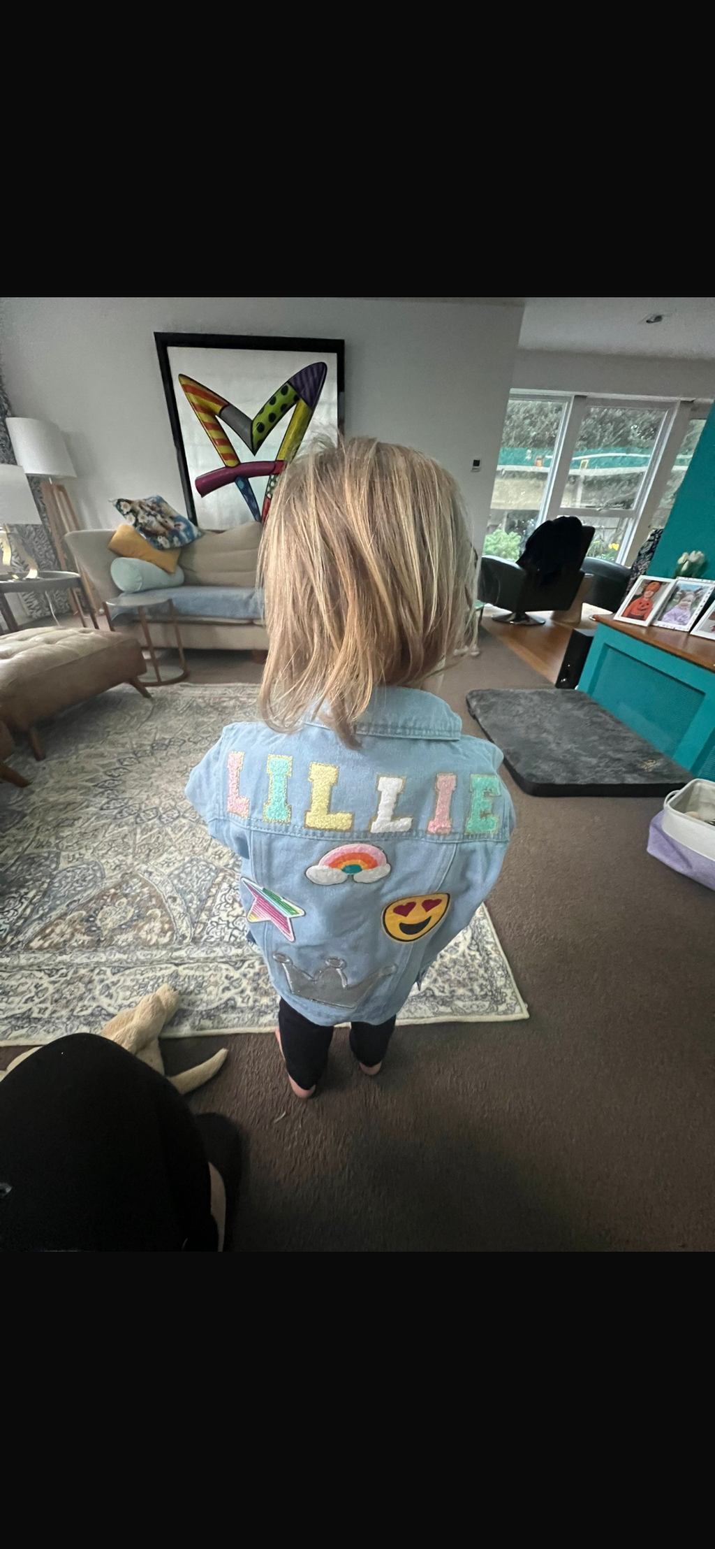 Personalised Kids Patch Denim Jacket
