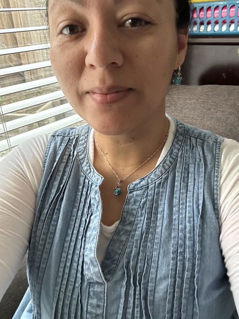 Raw Turquoise Necklace and Drop Earrings Set