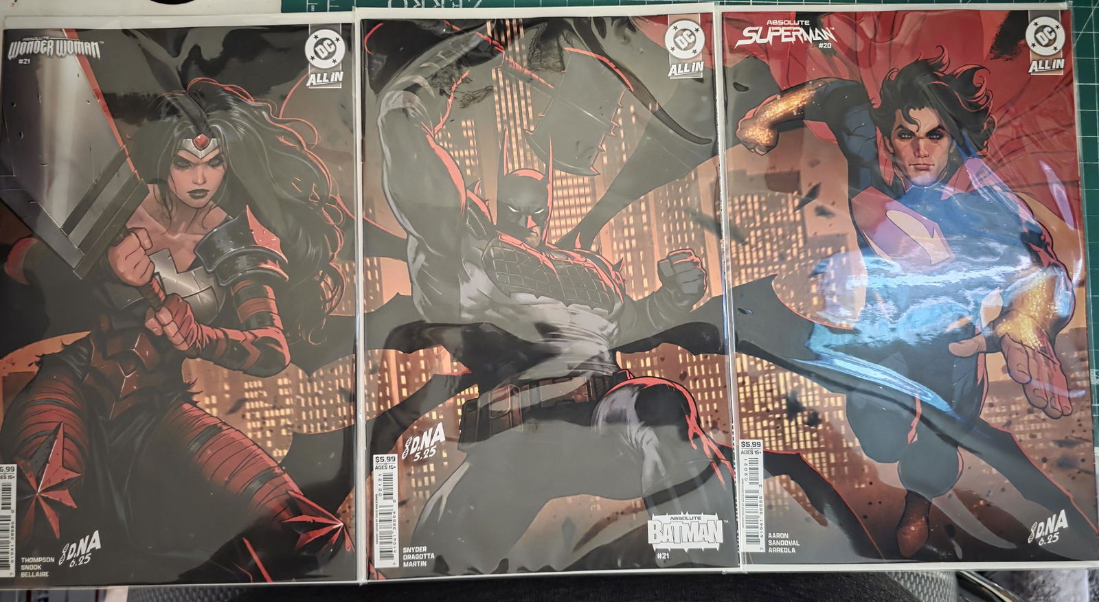 David Nakayama Absolute Bundle 3-Pack | Unknown Comic Books Exclusive