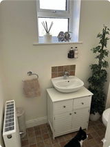 Rattan Tall Toilet Roll Holder with Ring Lid
