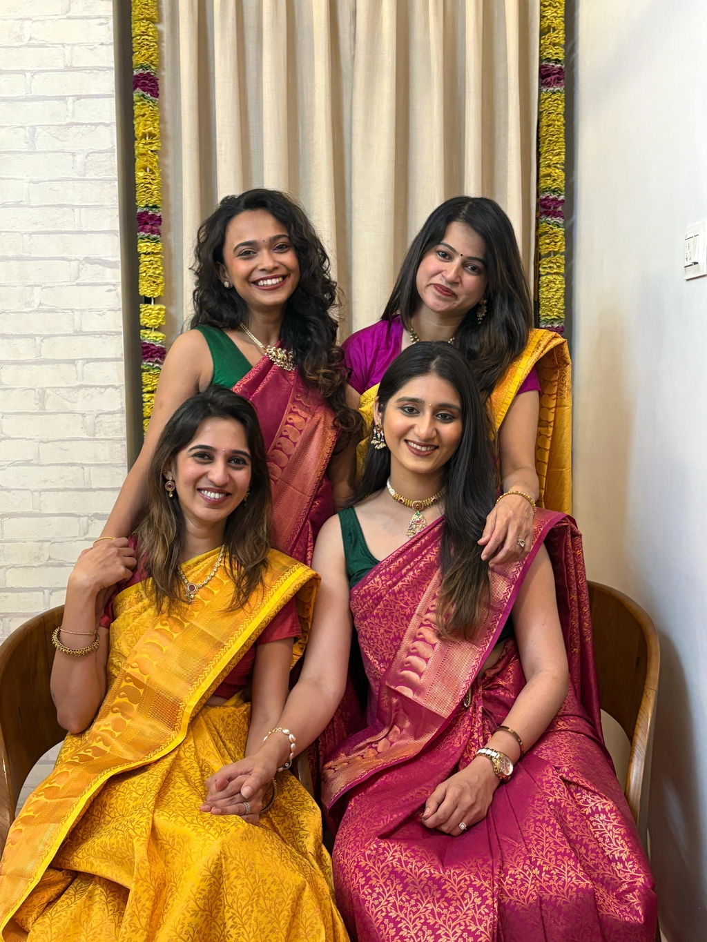 Padmini Yellow Art Silk Pattu Saree