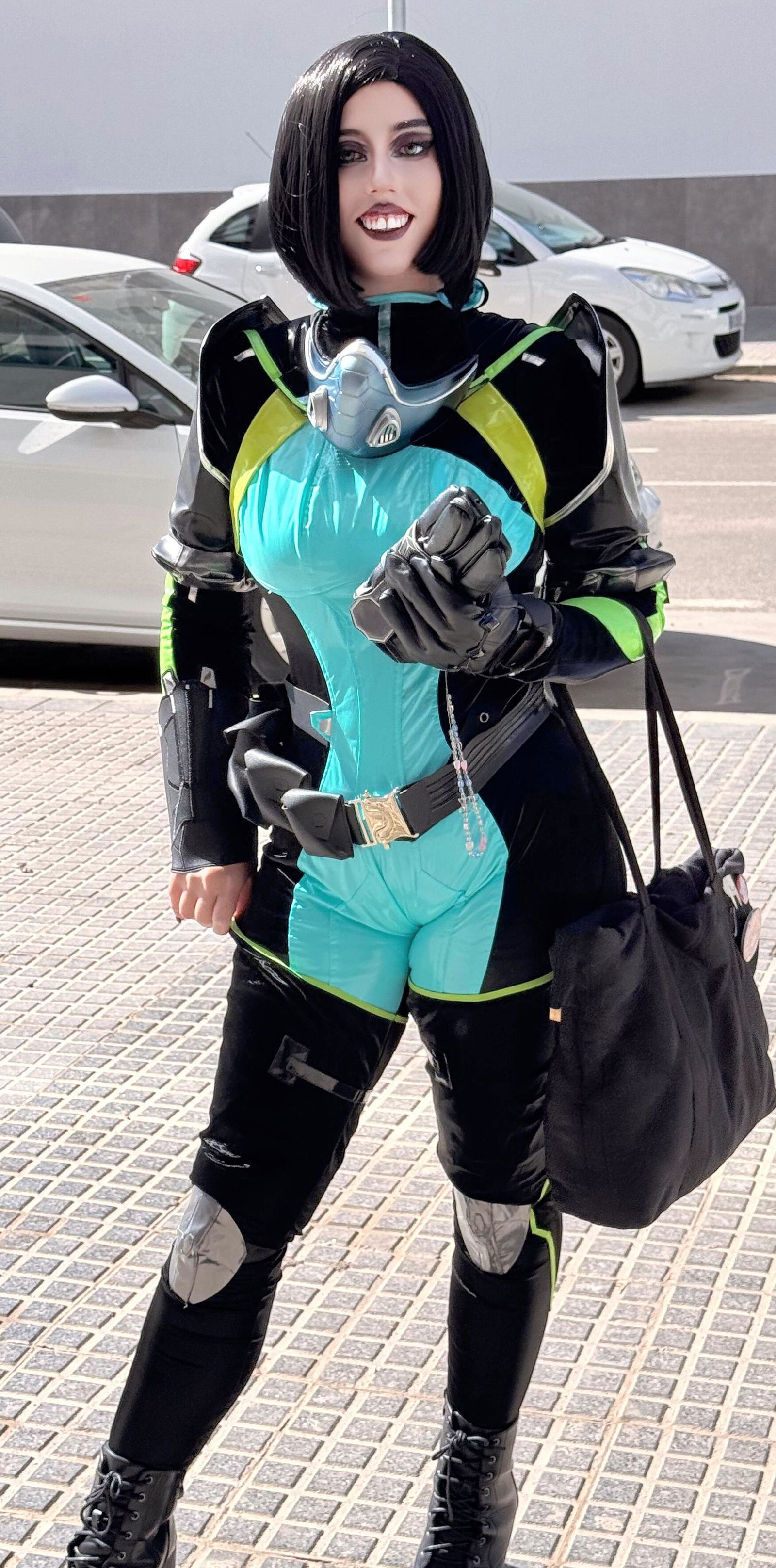 INSTOCK S-3XL Uwowo Valorant Viper Plugsuit Bodysuit Cosplay
