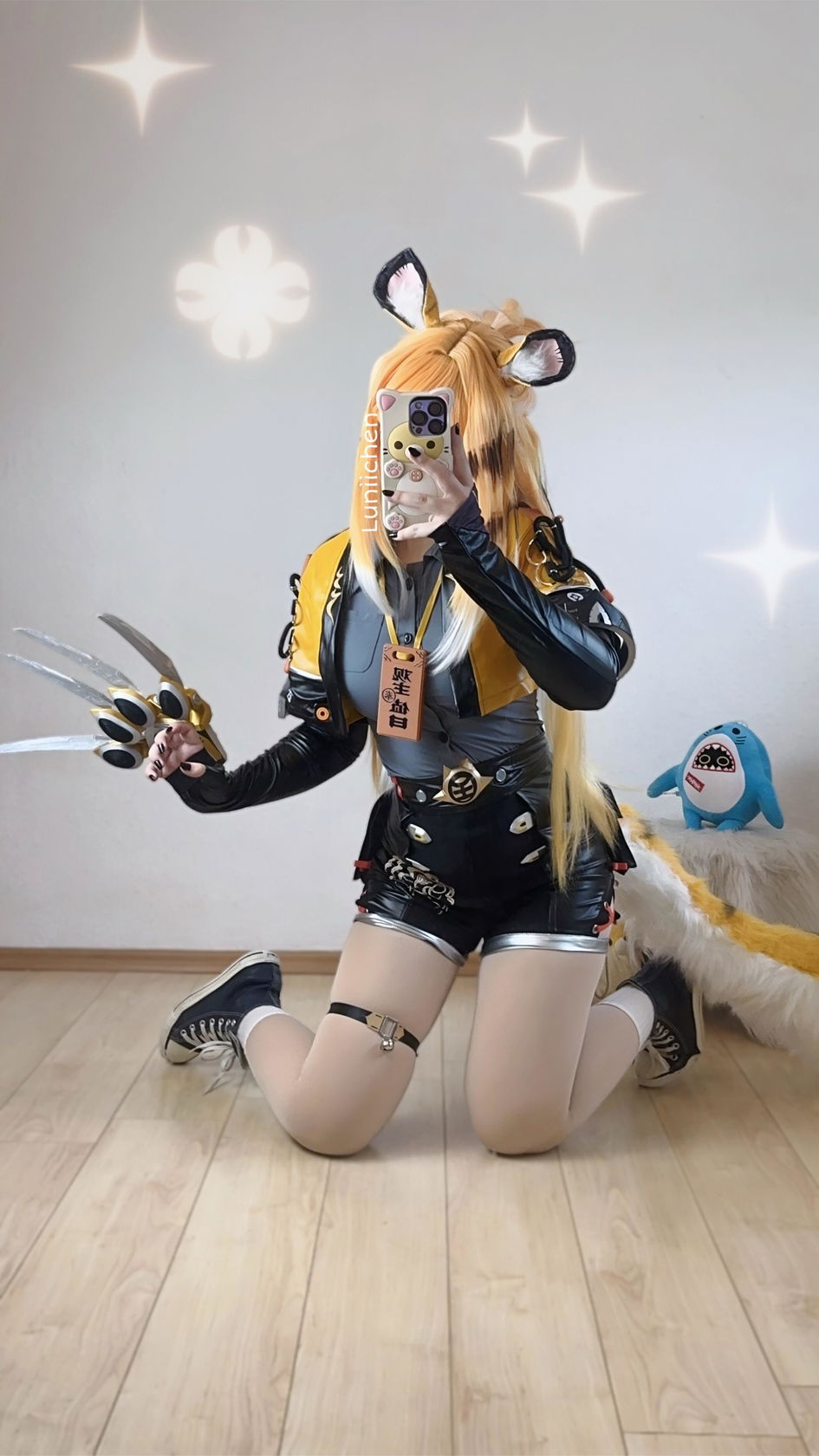 Pre-sale】UWOWO Game Zenless Zone Zero ZZZ Ju Fufu Cosplay Wig