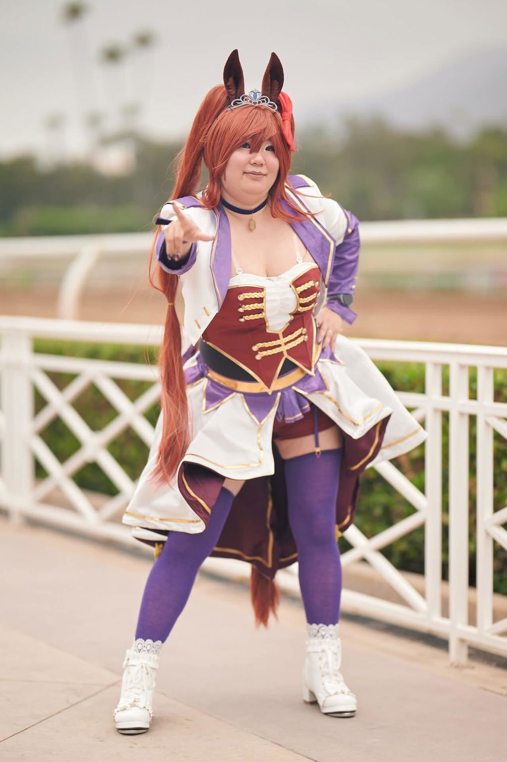 INSTOCK Uwowo Umamusume: Pretty Derby Daiwa Scarlet Starting Future Stage Outfit Cosplay Costume S-3XL