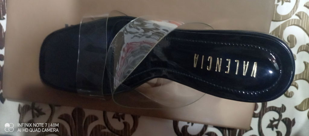 Clear Vincy Heel