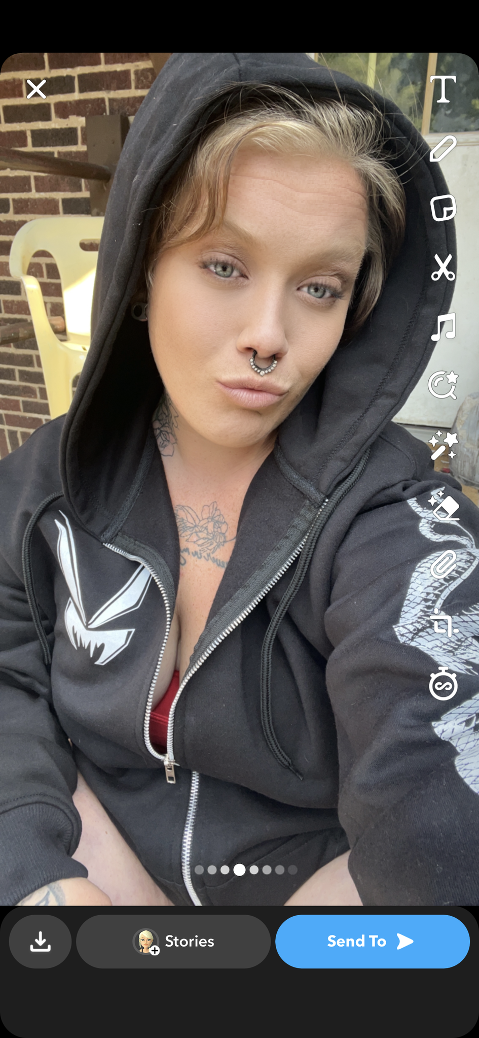 トップス V67yxngbratz medusa hoodie S トップス V67yxngbratz medusa hoodie S Medusa Zip Up Hoodie