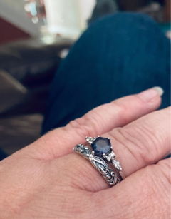 Ring with Viking Ornament Sterling Silver Jewelry