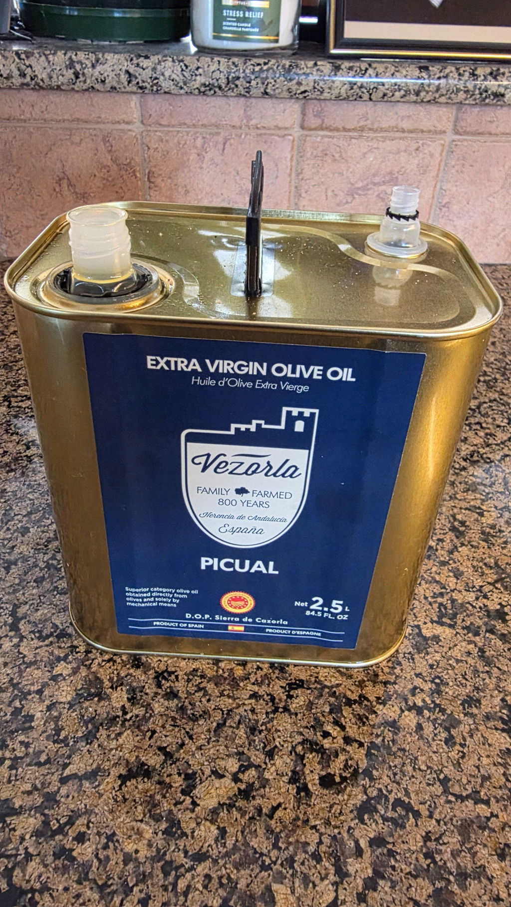 PICUAL EVOO — Fresh Harvest Dec 2025. 2.5L